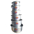 Stainless Steel Cooking Pot Set with Bottom 6pcs ISO