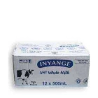 Inyange Whole Milk 500ml Carton ISO (Amata ya Inyange (Ikarito))