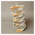 Elegant White and Gold Baking Dish Set - 5 Pieces ISO