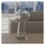 Modern Hourglass Glass Vase (Grey Tint) 2 ISO