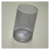 Grey Cylindrical Glass Vase (Gold Rim) ISO