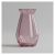 Geometric Tinted Glass Vase (Purple) ISO