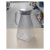Clear Dimpled Glass Water Pitcher with Lid &ndash; Hot & Cold Beverage Jug 1.8L ISO