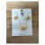 Gold-Toned Necklace & Earrings Set with Stacked Circular Designs ISO