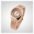 Geneve Bronze Women&rsquo;s Gold-Tone Quartz Watch with Diamond Accents ISO