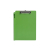 Plastic Foldover Clipboard - Lime Green ISO