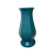 Fluted Teal Plastic Flower Vase (12*23.5) ISO