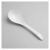 White Ceramic Soup Ladle / Serving Spoon ISO