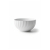 White Ceramic Fluted Ribbed Bowl Small ISO
