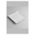 Modern White Square Ceramic Dinner Plate ISO