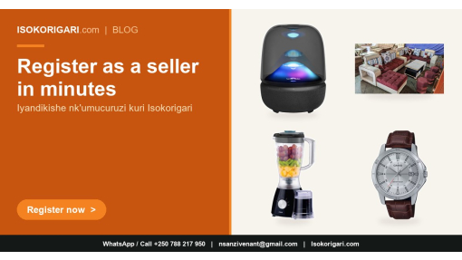 How to Register as a Seller on Isokorigari.com: Step-by-Step Guide